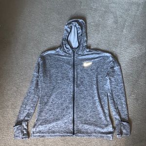 Grey Nike Zip Up